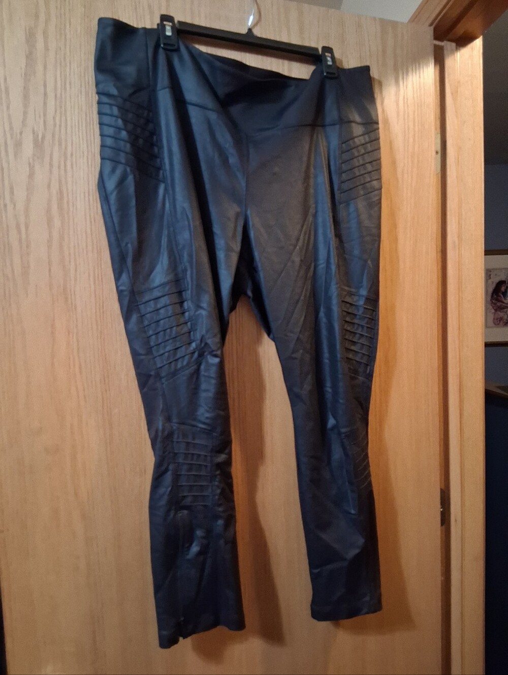 Athleta Delancey Gleam Moto Tights, Leggingsleek, glossy coated finish 3X
